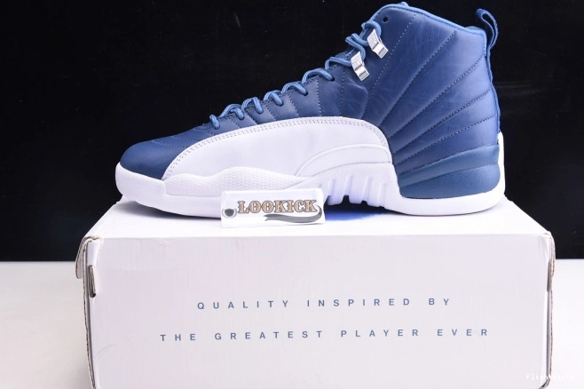 Air 130690-404 12 Retro Blue Jordan Stone 1015